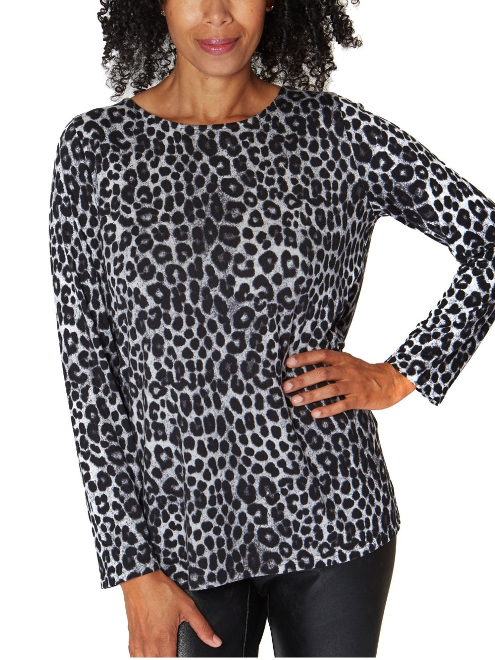 Mario Serrani Women’s Leopard Print Top!